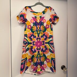See by Chloe silk Floral Multicolor Dress short sleeve cocktail dress 42/6